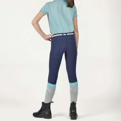 Dublin Kids Cammy Comfort Twill Breeches #colour_naval-academy