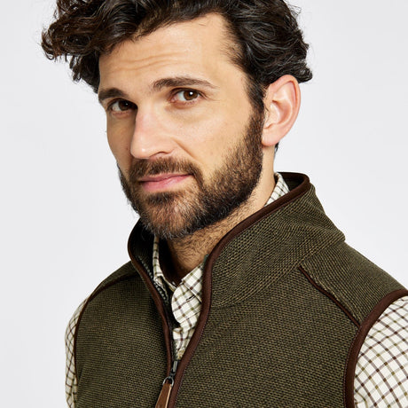 Dubarry Mens Lifford Gilet #colour_olive