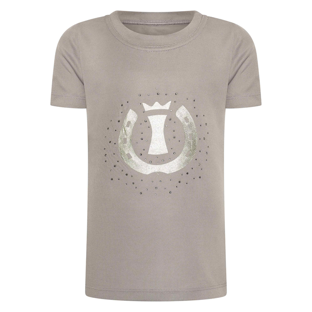 Imperial Riding Children's Hally Tech Top #colour_charcoal