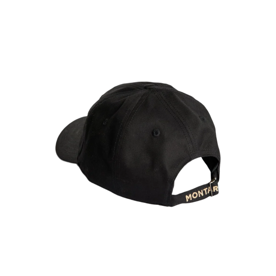 Montar Logo Cap with Beige Crystal #colour_black