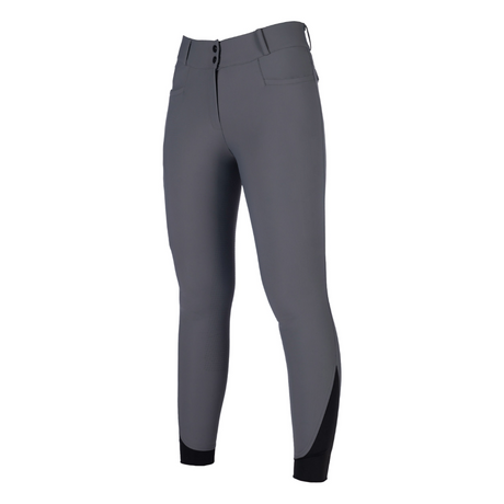 HKM Heating Silicone Full Seat Riding Breeches -Keep Warm- Style #colour_grey