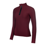 HKM Women's Functional Shirt -Livigno Ribbed- #colour_bordeaux