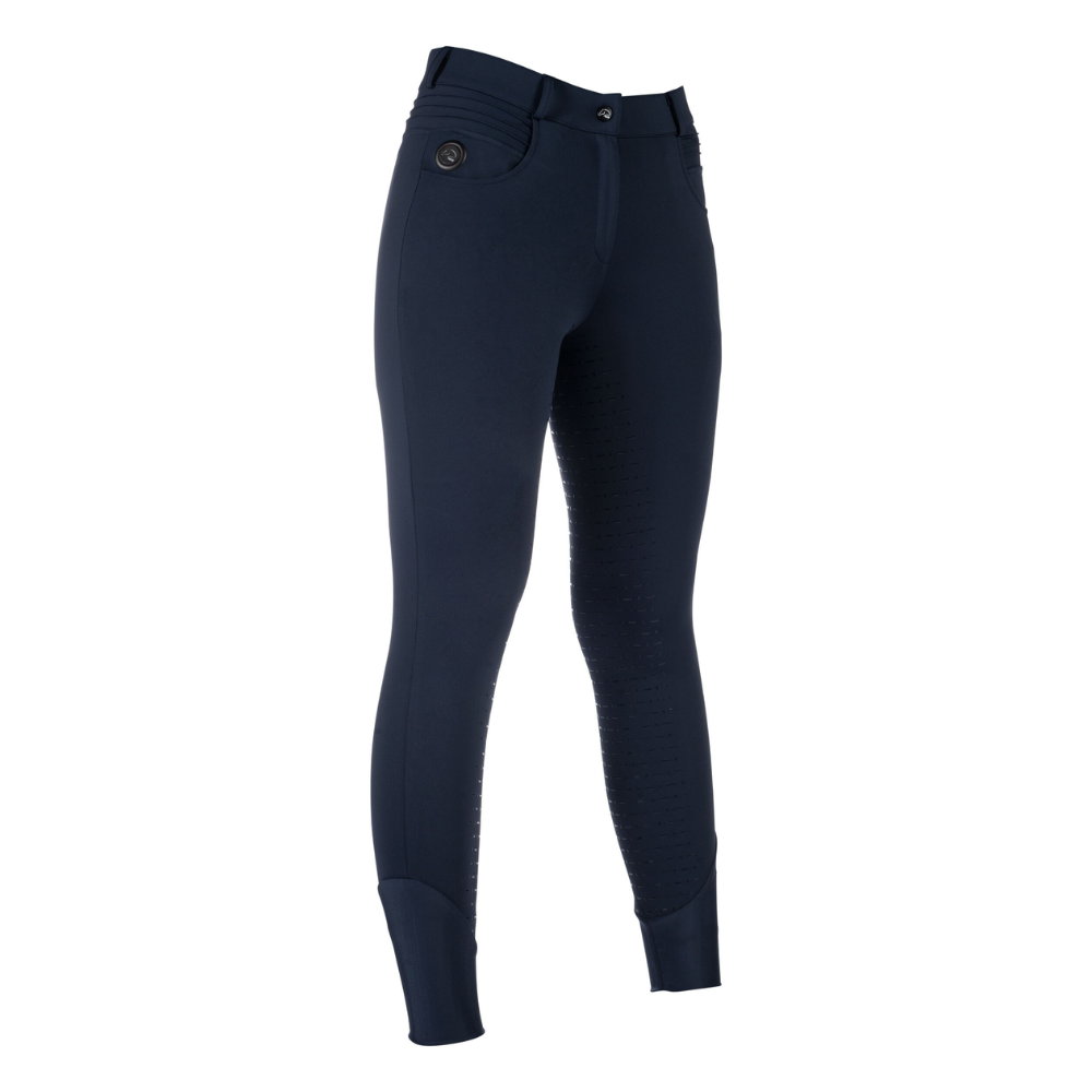 HKM Ladies Heating Riding Breeches -Comfort- Style no battery #colour_deep-blue