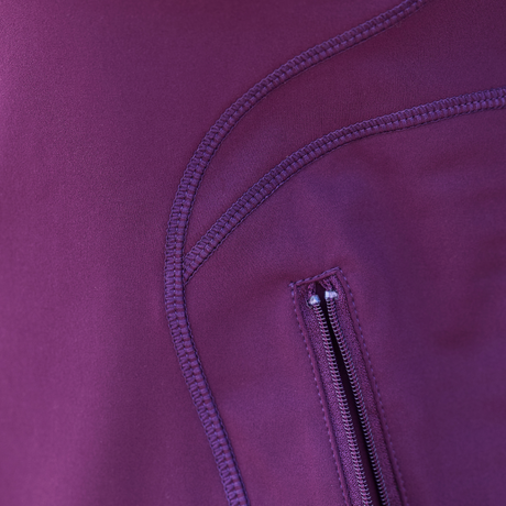 Dublin Ladies Versatile Fitted Zip Through Jacket #colour_purple-violet