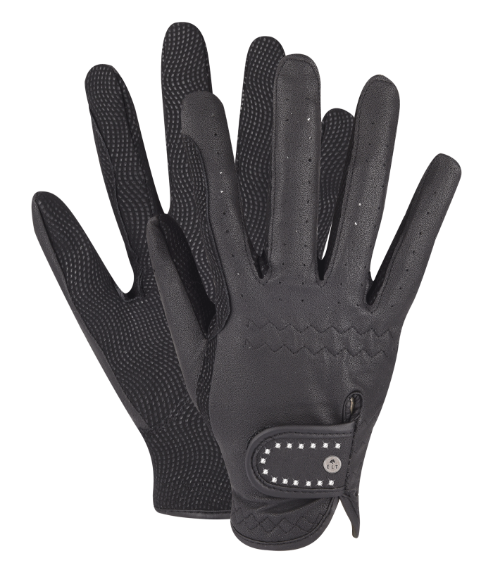 E.L.T Adult Allrounder Winter Riding Glove #colour_black-silver