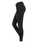 E.L.T Micro Ladies Knee Silicone Riding Breeches #colour_black