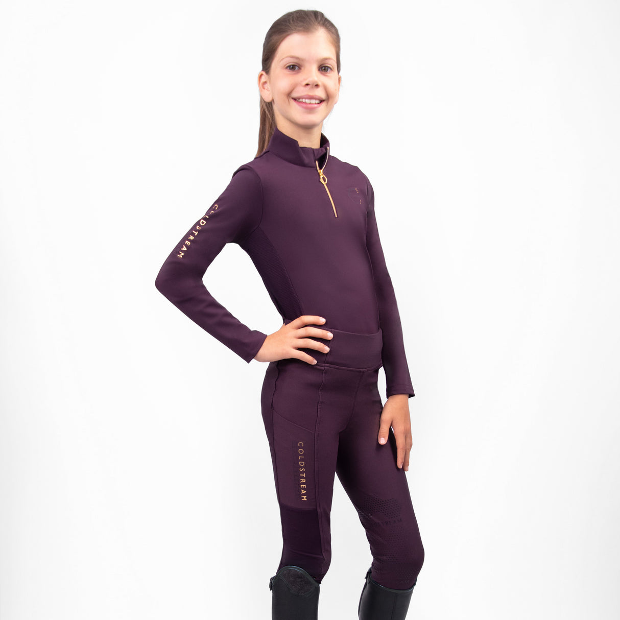 Coldstream Next Gen Ednam Base Layer Mulberry Purple