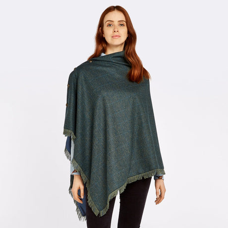 Dubarry Womens Hazelwood Tweed Poncho #colour_mist