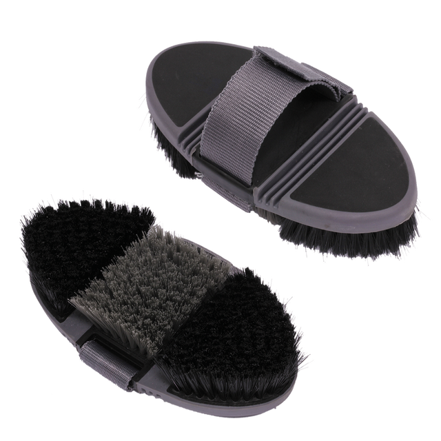 Waldhausen Flexi Body Brush #colour_black-grey