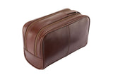 Alan Paine Leather Wash Bag