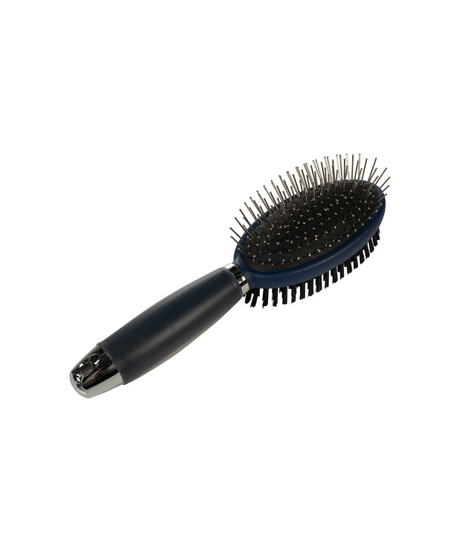 HKM Dual Use Mane and Tail Brush -Gel- #colour_deep-blue-black