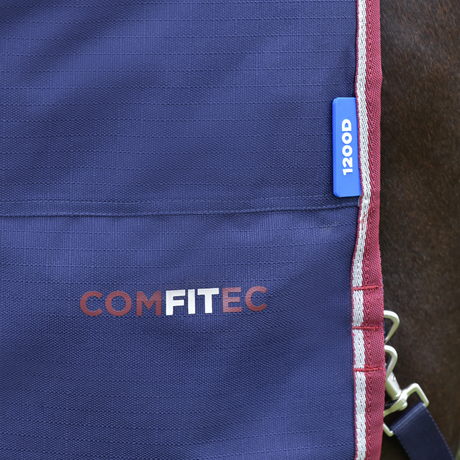 Weatherbeeta Comfitec Essential 50G Combo Turnout #colour_navy-burgundy