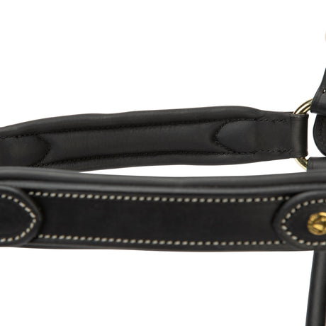 Shires Velociti Lusso Lorca Leather Headcollar #colour_black