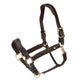 Shires Velociti Lusso Lorca Leather Headcollar #colour_havana