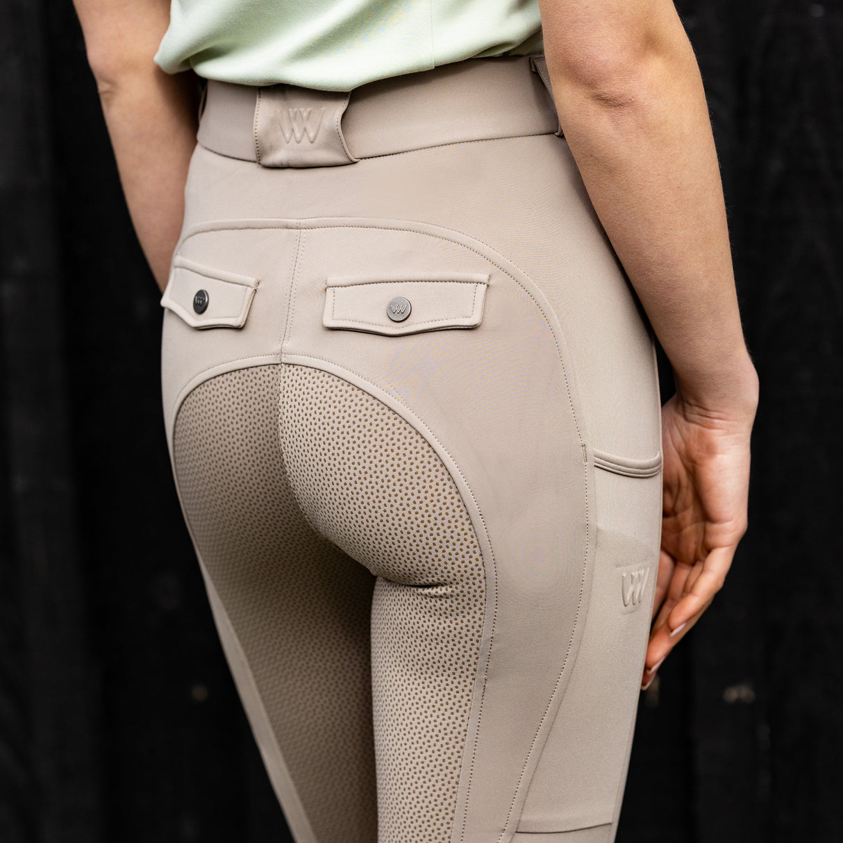 Woof Wear Hybrid II Riding Breeches #colour_stone