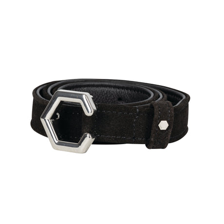 Coldstream Roxburgh Suede Belt #colour_black-silver