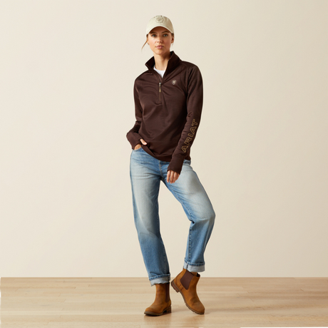 Ariat Women's Team EQ 1/2 Zip Pullover #colour_java