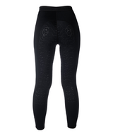 HKM Ladies Silicone Full Seat Riding Tights -Tabea- #colour_black