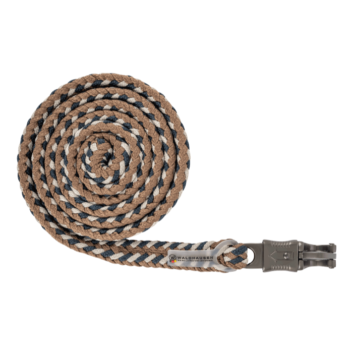 Waldhausen Plus Lead Rope #colour_night-blue-beige-cappuccino