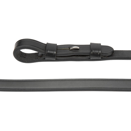 Shires Lusso Curb Reins #colour_black