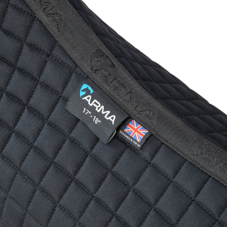 Shires ARMA SupaFleece Jump Saddlecloth #colour_black