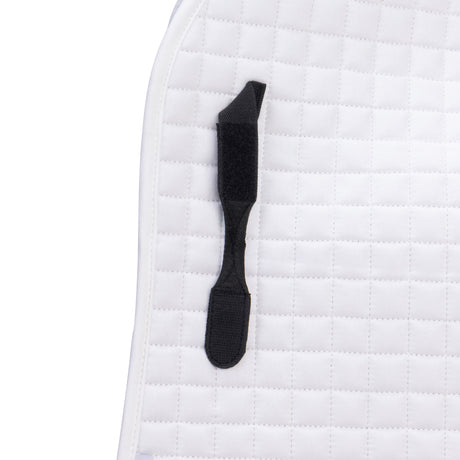 Shires ARMA Deluxe Cotton Dressage Saddlecloth #colour_white