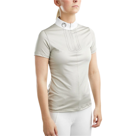 Montar MoViolet Gun Metal Crystal Competition Shirt #colour_light-silver-grey