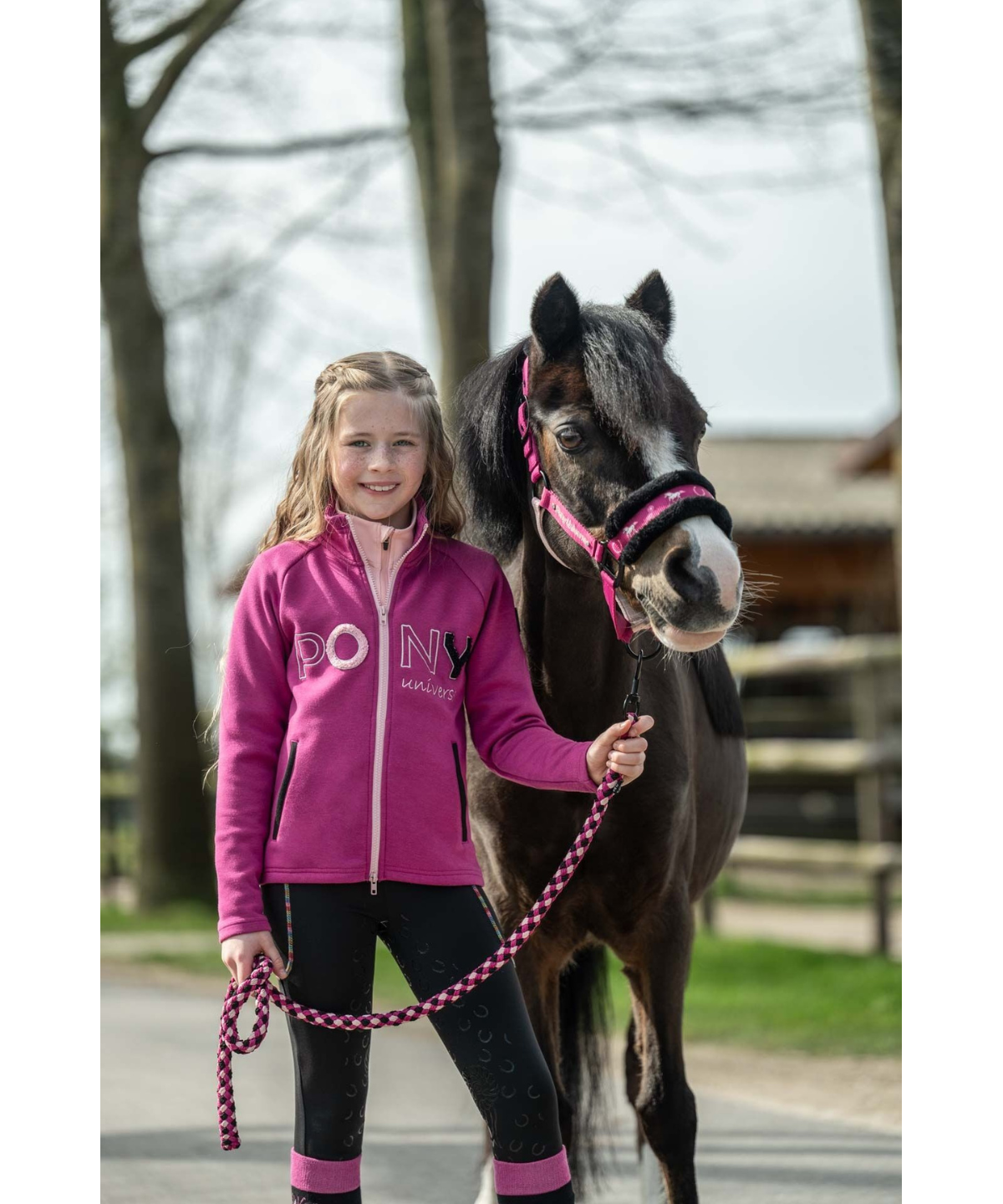 HKM Children's Functional Jacket -Polly- #colour_magenta