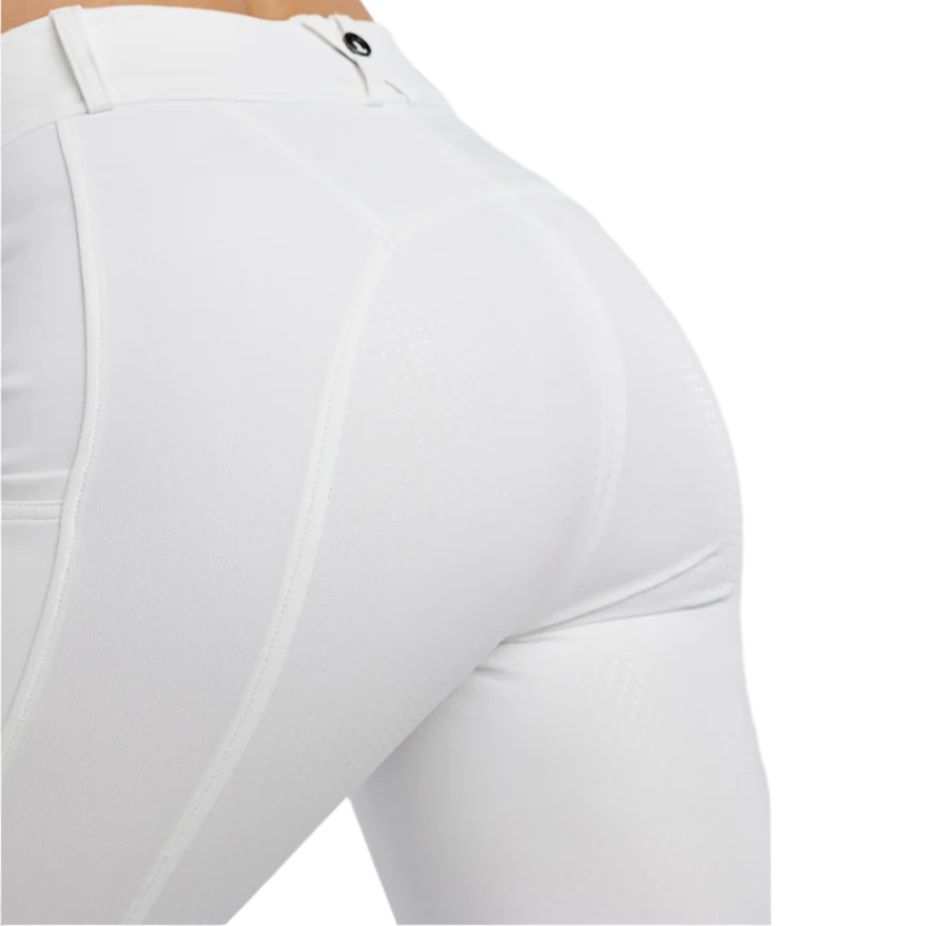 Montar MoZira Refined Compression Full Grip Breeches #colour_white