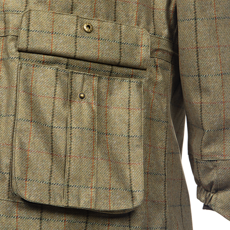 Baleno Moorland Mens Tweed Foldaway Jacket #colour_check-khaki