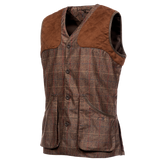 Baleno Milton Mens Tweed Shooting Vest #colour_check-brown