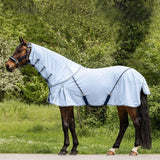 Waldhausen Protect Detachable Neck Fly Rug #colour_light-blue-night-blue