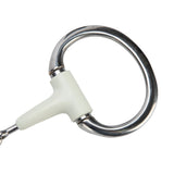 Shires EquiKind Softie Flat Ring Eggbutt Peanut Link