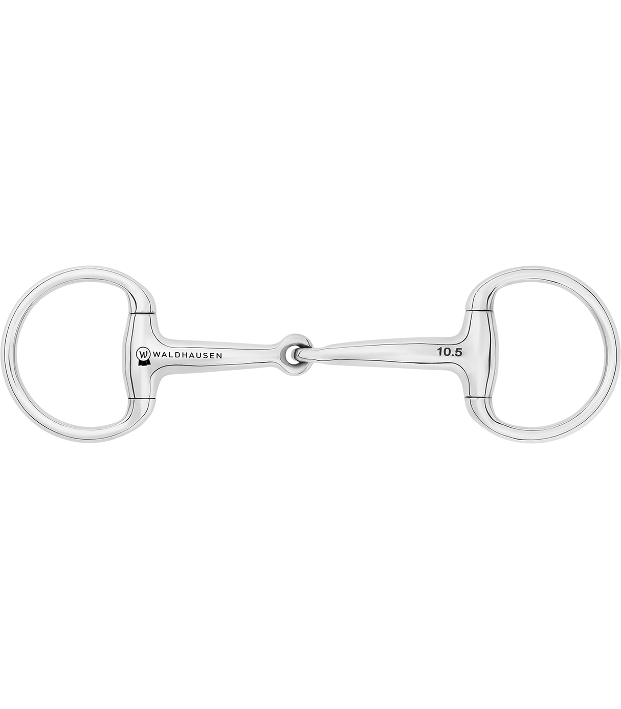 Waldhausen Single Jointed Stainless Steel Pony Eggbutt Bit