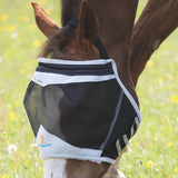 Shires FlyGuard Pro Fine Mesh Earless Fly Mask #colour_black