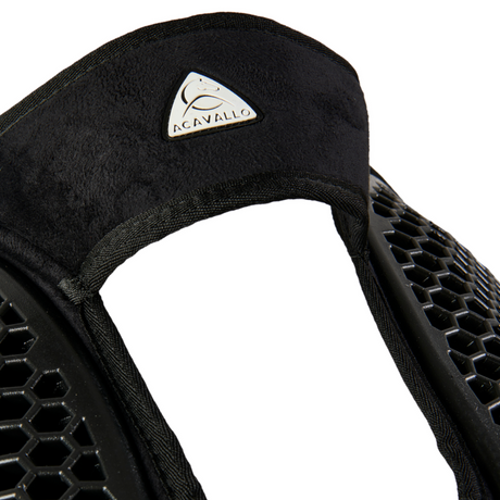 Acavallo Pad SP WFS Suede Hexagonal Gel Front Riser #colour_black