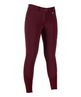 HKM Ladies Silicone Knee Patch Breeches -Livigno- #colour_bordeaux