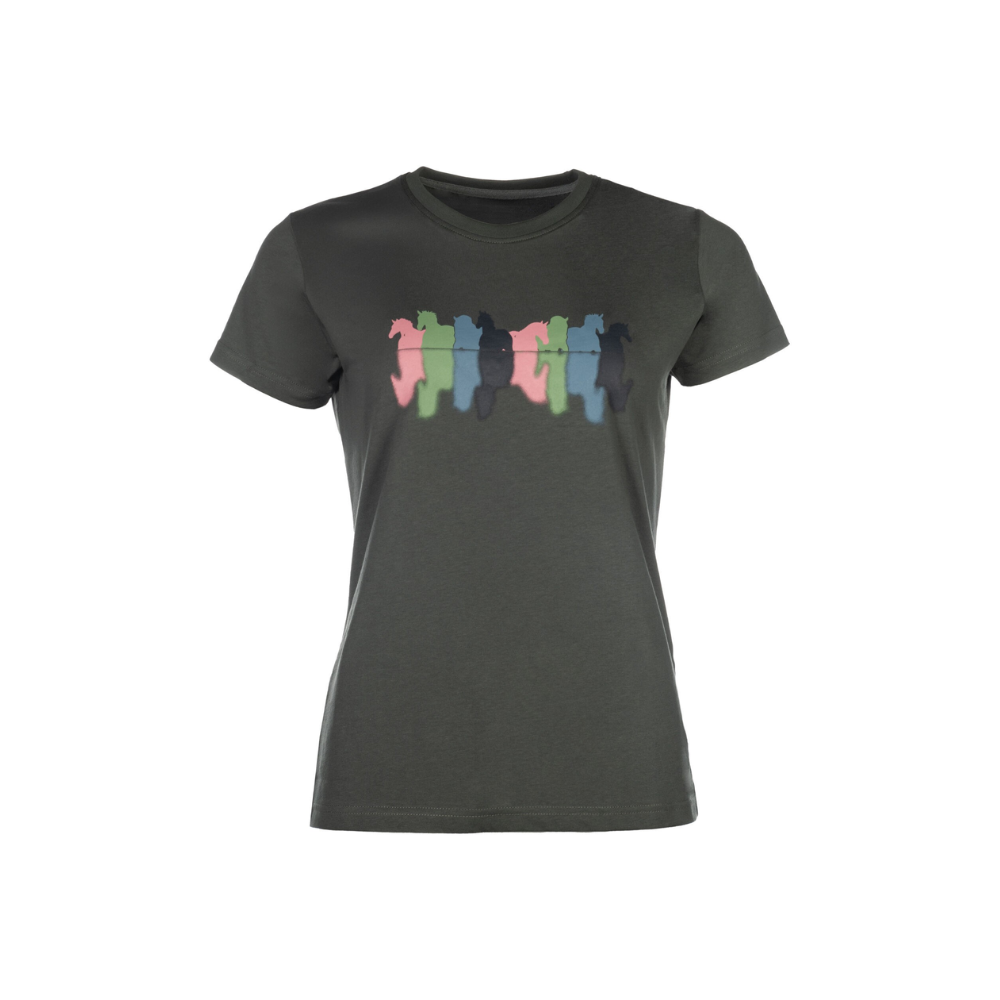 HKM Ladies T-shirt -Mirror- #colour_grey-green