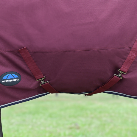 Weatherbeeta Comfitec Essential 50G Combo Turnout #colour_burgundy-navy
