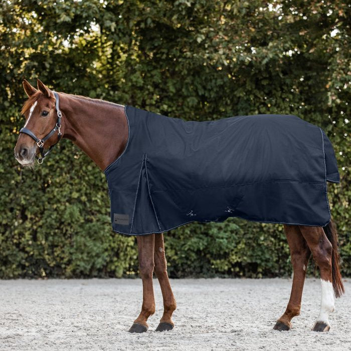 Waldhausen Nordic High Neck 200g Turnout Rug #colour_night-blue