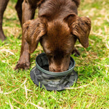Mountain Paws Collapsible Dog Water Bowl #colour_camo