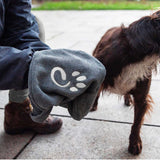 Mountain Paws Muddy Dog Towel #colour_grey