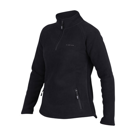 Shires Aubrion Restore Half Zip Fleece #colour_black