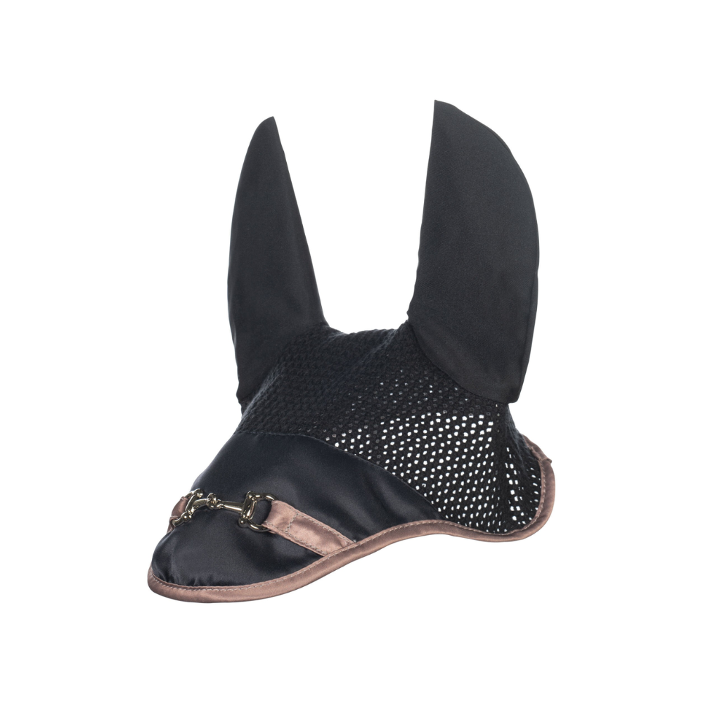 HKM Ear Bonnet -Golden Bit- #colour_black