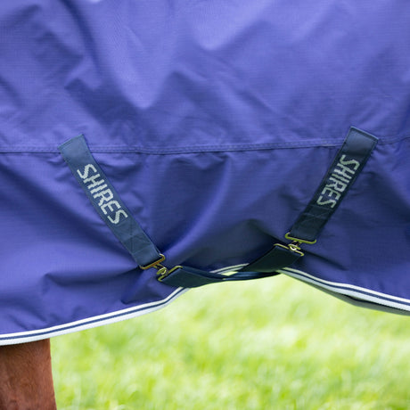 Shires Highlander Original Lite Turnout Rug & Neck #colour_navy