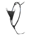 Stubben Pro-Jump Breastplate Closed Martingale Fork #colour_black