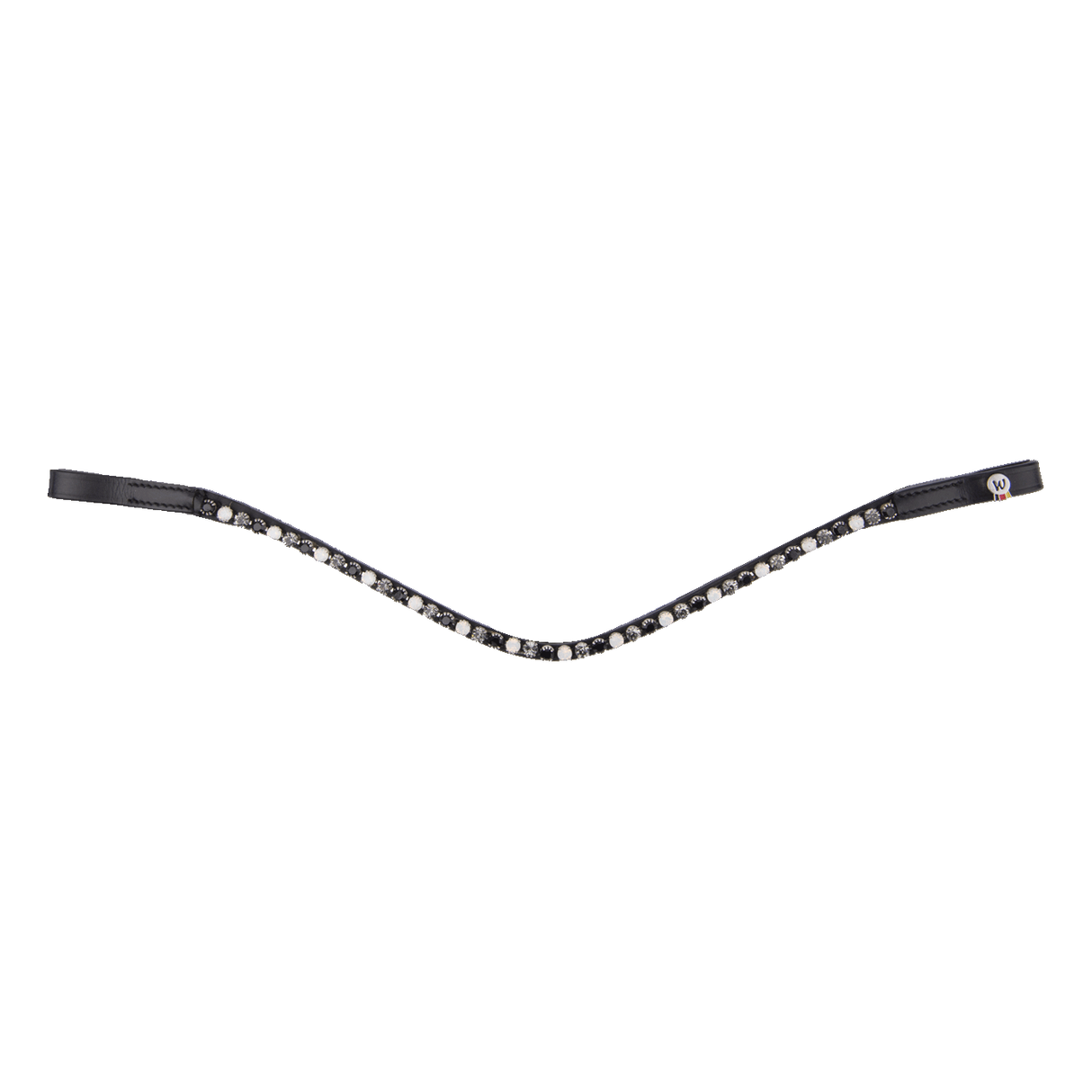 Waldhausen X-line Glam Browband #colour_black-white-grey