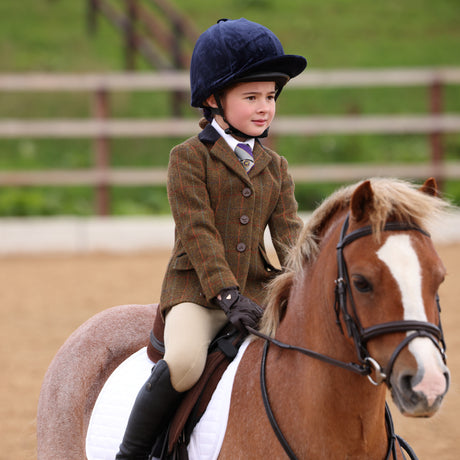 Shires Aubrion Saratoga Children's Jacket #colour_rust-check