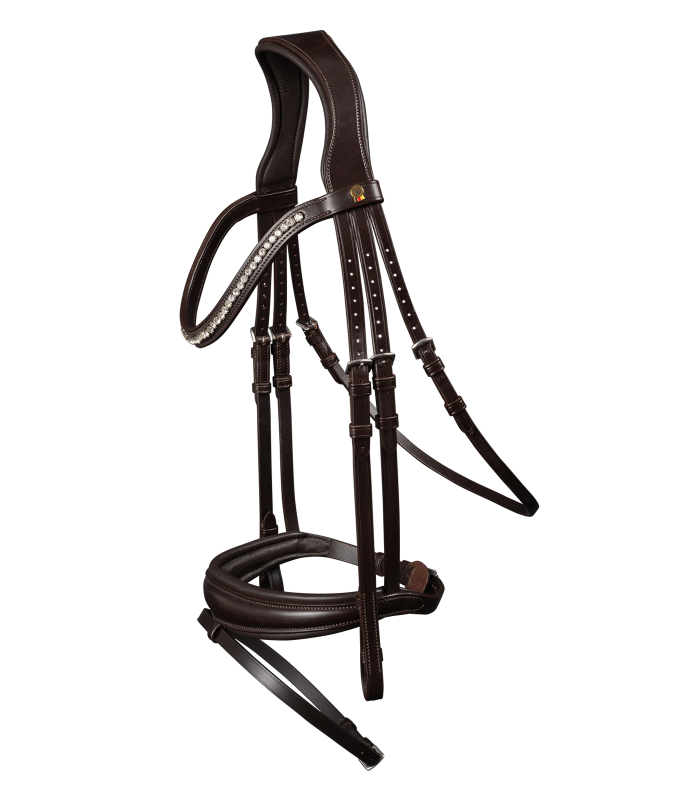 Waldhausen S-Line Essential Bridle #colour_brown