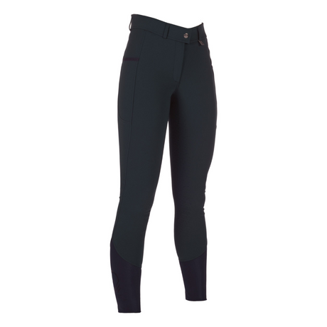 HKM Women's Silicone Full Seat Breeches -Livigno- #colour_black